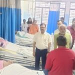 शीतला मंदिर में भगदड़ से मचा हाहाकार: घायलों से मिलने पहुंचे श्रवण कुमार, मंत्री ने दिए जांच के आदेश