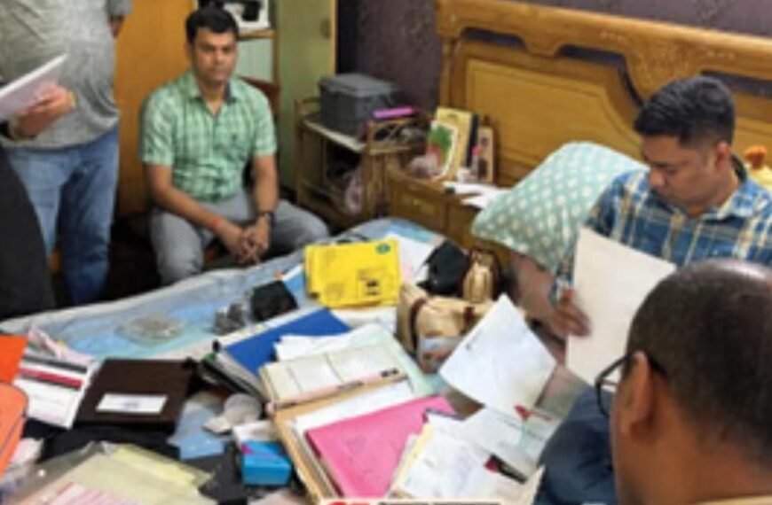 नगर विकास कार्यपालक अभियंता राजीव कुमार गिरफ्तार, राजीव कुमार पर 1.10 करोड़ रुपये की अवैध संपत्ति का आरोप