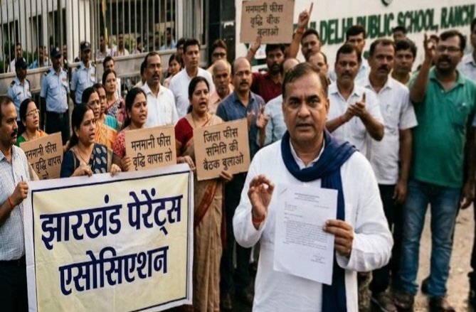 फीस की आग में झुलस रहे अभिभावक: रांची के निजी स्कूलों पर मनमानी का आरोप, आंदोलन की चेतावनी