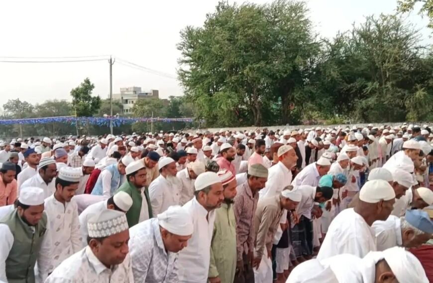 नालंदा में अमन और भाईचारे के साथ मनी बकरीद, ईदगाहों में उमड़ी नमाजियों की भारी भीड