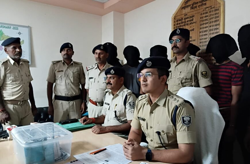 GPS लॉक तोड़ उड़ाते थे लग्जरी गाड़ियां: नालंदा पुलिस ने किया गैराज गैंग का भंडाफोड़, 6 शातिर गिरफ्तार