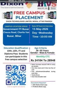बक्सर के युवाओं के लिए बड़ी खुशखबरी: ITI&hellip;