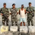 सीमा पर SSB का बड़ा एक्शन: रेत में छिपाकर रखा था 80 किलो गांजा, तस्कर गिरफ्तार