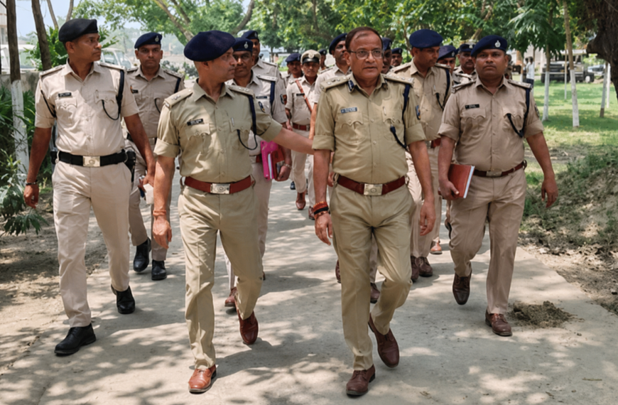 पुलिस लाइन में डीआईजी का…