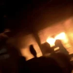 गोला बाजार में भीषण अग्निकांड: देखते ही देखते राख हुई किराना दुकान, लाखों का सामान स्वाहा