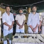 वैनी पुलिस का बड़ा एक्शन: हथियारों के साथ तीन कुख्यात अपराधी गिरफ्तार, इलाके में मचा हड़कंप