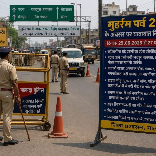 मुहर्रम पर शहर में ट्रैफिक का लॉकडाउन: 3&hellip;