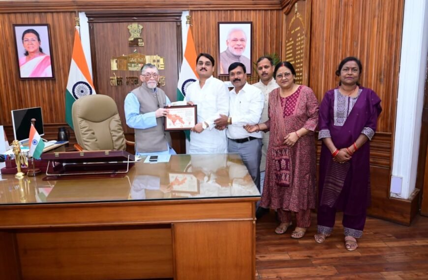 राजभवन में बारी समाज की गूंज: राज्यपाल से मुलाकात में शिक्षा, संगठन और सामाजिक सशक्तिकरण पर बनी रणनीति