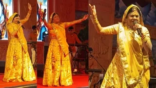 हर-हर महादेव के जयकारों से गूंज उठा अजगैवीनाथ धाम, मालिनी अवस्थी के भजनों ने श्रावणी मेले में बांधा ऐसा समां कि रातभर झूमते रहे कांवरिये