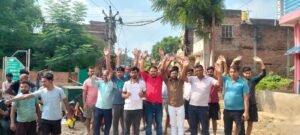 जंगली शिव मंदिर रोड पर घटिया निर्माण का&hellip;
