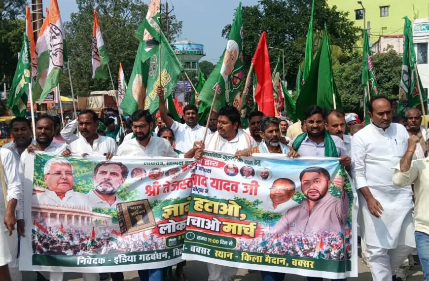 बक्सर में गरजा इंडिया गठबंधन, मोदी-शाह और मुख्य…