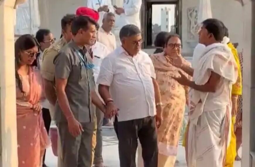 पावापुरी पहुंचे पंजाब के राज्यपाल गुलाब चंद कटारिया, बोले- जियो और जीने दो से ही विश्व में आएगी शांति