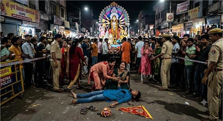 प्रतिमा विसर्जन की शोभायात्रा में चली गोली, नाबालिग की हत्या से पटना में मचा हड़कंप